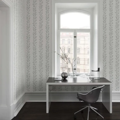 Pil tapet vit-blå image