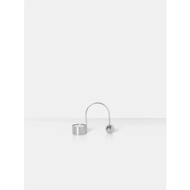 Ferm Living Balance ljushållare krom image