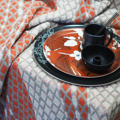 Punainen Ostrobothnia tarjotin jouluksi image