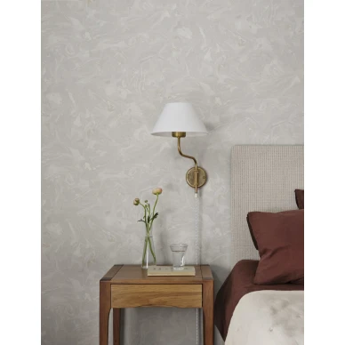 S10331 Marion Gray tapetti makuuhuoneessa image