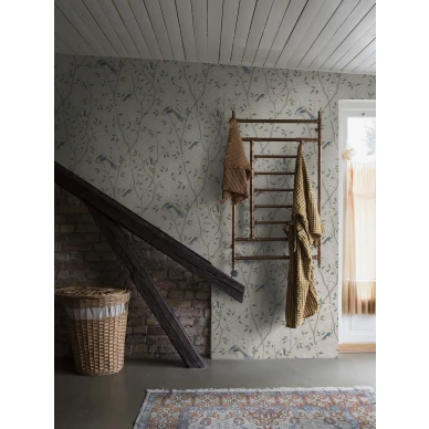 Romanttinen lintutapetti Paradise Birds 4270 Borastapeterilta image