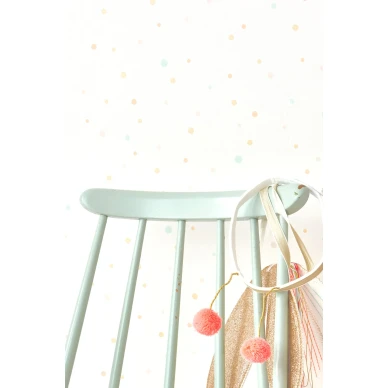 Majvillan Stardust vit tapet image