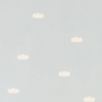 Majvillan Dreamy clouds blå tapet image