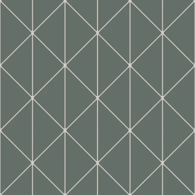 Grafisk tapeter Diamond i grön image