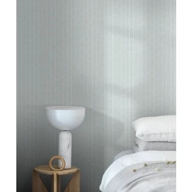 Graafisk Angle tapet i dusty green färg. image