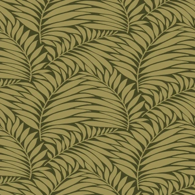 MayFair tapeter på svart bakgrund med gula löv image