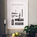 Stockholm planscher by Julia Bäck