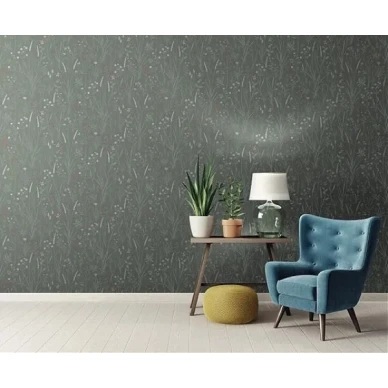 Tumma kukkatapetti Rantaniitty Sandudd 5312 2 image