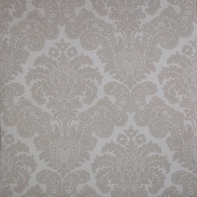 Sandudd ljusgrå papper tapet Rokokoo är väl lämpat för kontor och hemmabruk image