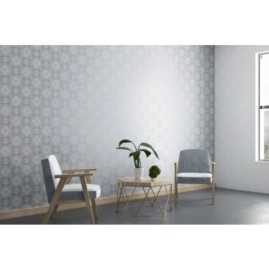 Pitsi valkoinen kimaltava kuviollinen tapetti Sanduddilta 5338 1 image