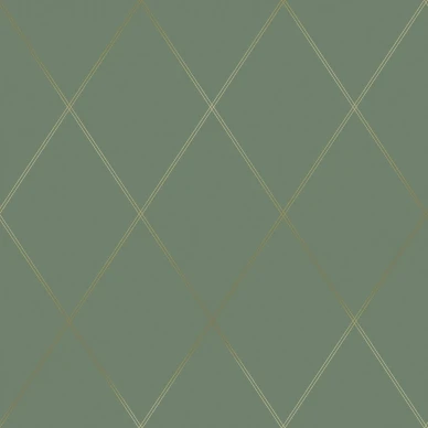 Sandudd Salmiakki tapet på grön bakgrund och gullen diagonalt mönster image