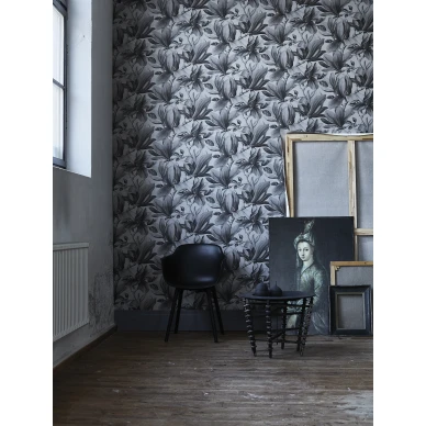 Belle harmaa kukkatapetti Sanduddilta image