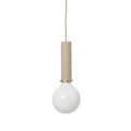 Ferm Living Collect Lighting Socket Pendant High taklampa - cashmere