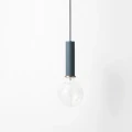 Ferm Living Collect Lighting Socket Pendant High taklampa - dark blue