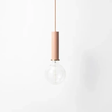 Ferm Living Collect Lighting Socket Pendant High taklampa - rose image
