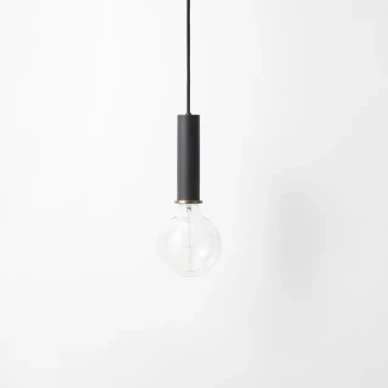Ferm Living Collect Lighting Socket Pendant High taklampa - svart image