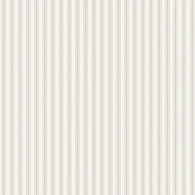 Aspö Stripe tapet på vit bakgrund och beige ränder image