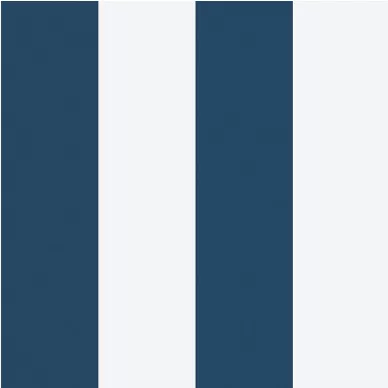 Orust Stripe bred randig tapet med blå och vita ränder image