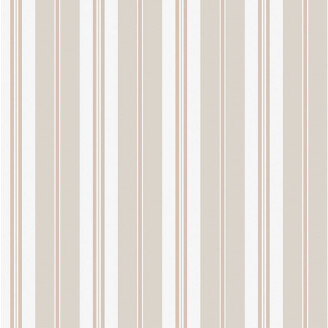 Sandhamn Stripe är en ljus randig tapet i vita och beige färg image