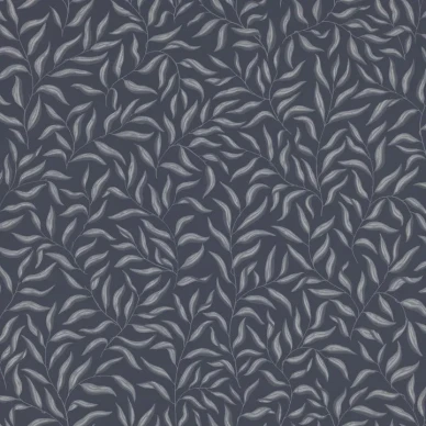 Karolina tapet på mörkblå bakgrund och mörkgrå lagerblad image