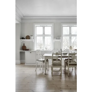 randig Gustav tapet i pastellgrön image