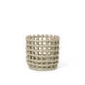 Ceramic Basket pieni beige keramiikkakori Ferm Livingilta
