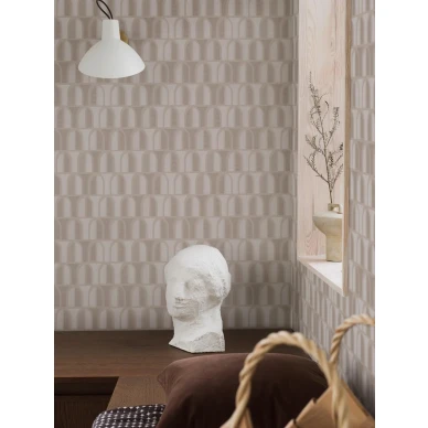 Borastapeter Venice olohuoneen tapetti 4730 beige image