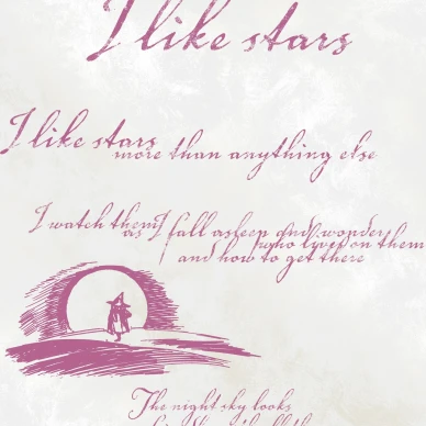 I Like Stars mumintapet  image