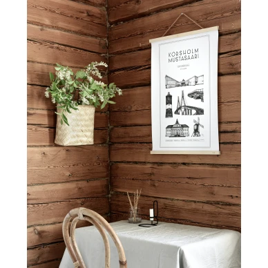 Korsholm Mustasaari juliste by Julia Back  kuva Tiina Ylikulju image