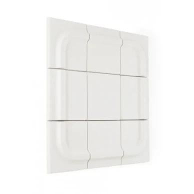 Soften Pooli kurvi -akustikpanel - vit image