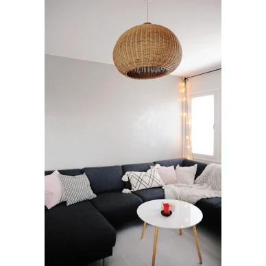 Ferm Living Braided Belly taklampa, foto: @karolinaskaos image