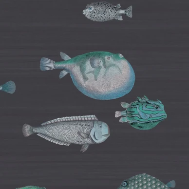 Aquario tummansininen kalatapetti Cole et Sonilta 114 16032 image