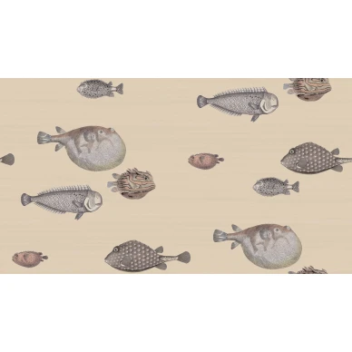 Cole & Son Acquario fisktapet beige image
