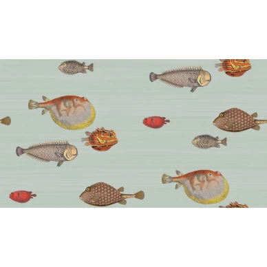 Cole & Son Acquario fisktapet ljusblå image