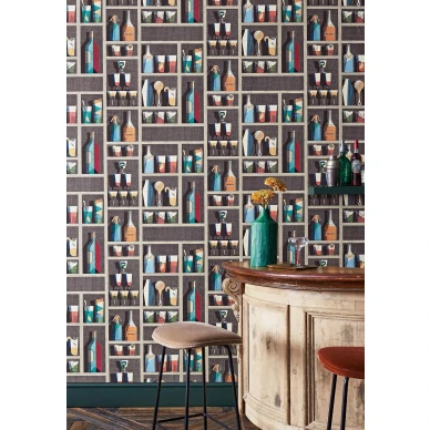 Cole & Son Cocktails tapet Multi image