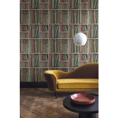 Kirjaston tapetti kirjoilla Cole et Sonilta Ex Libris 114 5010 image