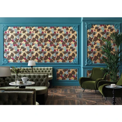 Cole & Son Frutto Proibito tapet Gold and Plum image