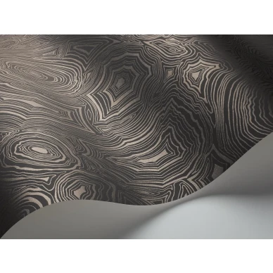 Cole et Sonin musta graafinen tapetti Malachite 114 6012 image