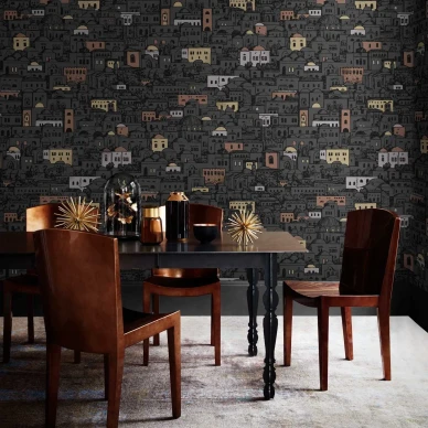 Cole & Son Mediterranea tapet Charcoal image