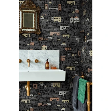 Cole & Son Mediterranea tapet Charcoal image