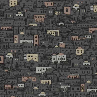 Cole & Son Mediterranea tapet Charcoal image