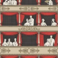Cole & Son Teatro tapet Linen and Rouge