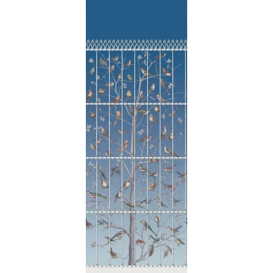 Uccelli sininen lintutapetti Cole et Sonilta 114 11023 koko kuvio image