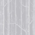 Cole & Son Woods tapet grå/vit