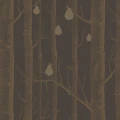 Cole & Son Woods & Pears trädtapet charcoal-bronze