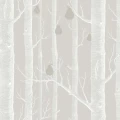 Cole & Son Woods & Pears trädtapet grey-white-silver