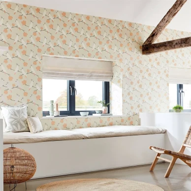 Scion Love Birds tapet - blush image