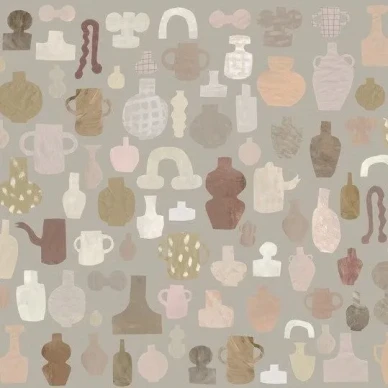 Sandberg Emilia tapet färg Clay image