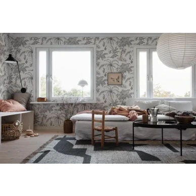 Sandberg Moa tapet svartvit sandstone image