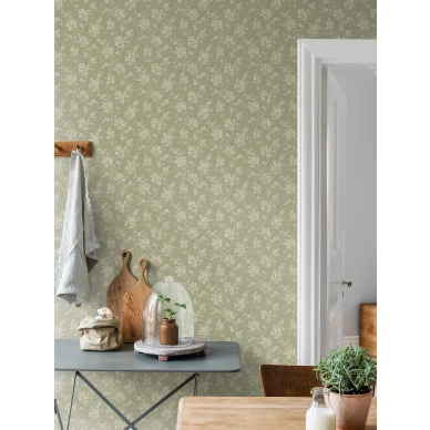 gröna Hip Rose tapet image